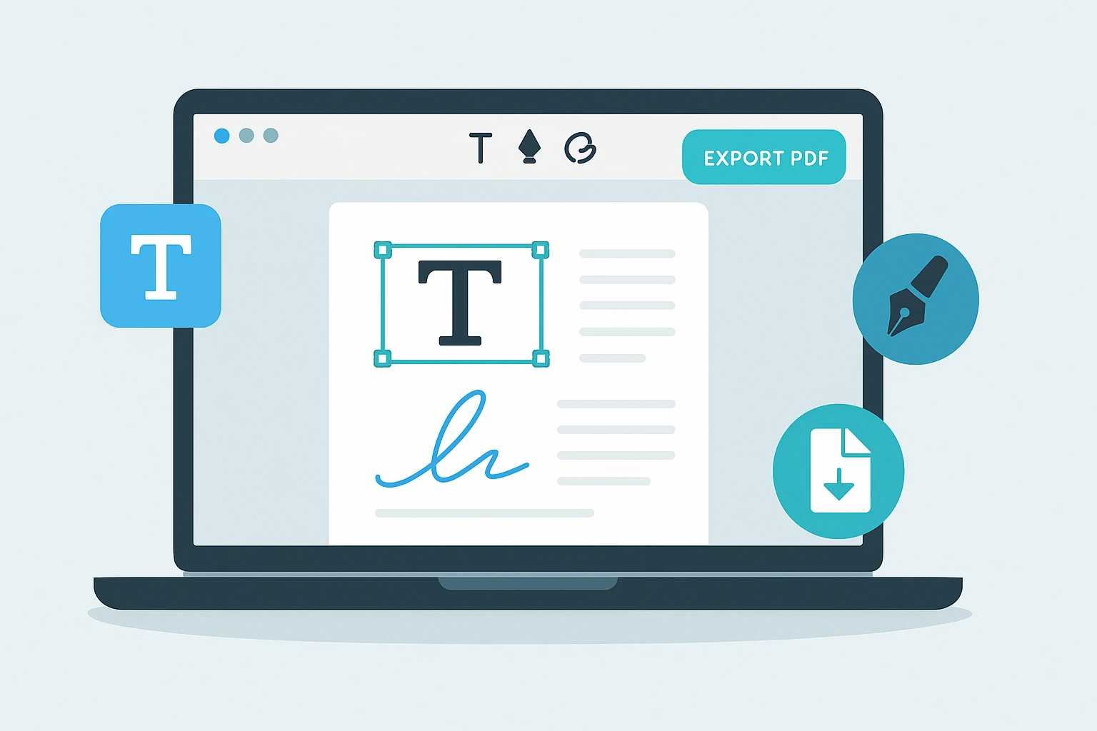Perfect PDF Editor Add Text Sign Undo Export PDFs Online Free