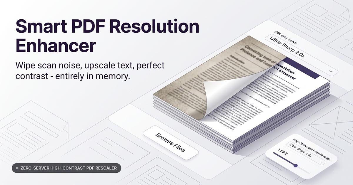 Check Pdf Resolution Smart PDF Resolution Enhancer: AI Document Upscaler Free