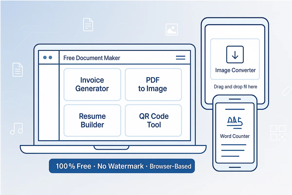 Free Document Maker features preview