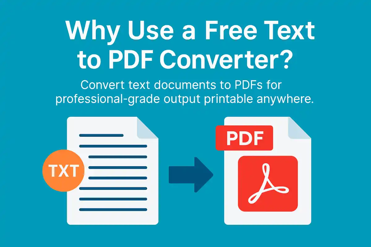 Convert text into PDF and PDF into Word with Free Document Maker
