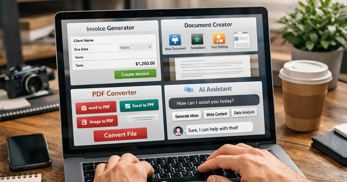 best free tools for freelancers creating invoices contracts and documents online