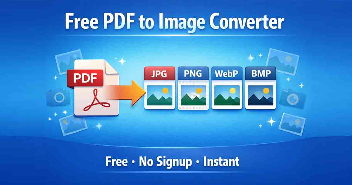 Free PDF to Image Converter Online – Instantly Convert PDF to JPG, PNG, WebP Without Signup Free Document Maker (FDM AI)